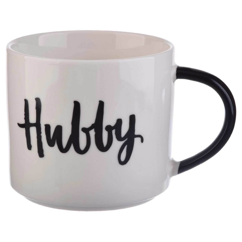 15oz Porcelain Stackable Coffee Mug White - Threshold