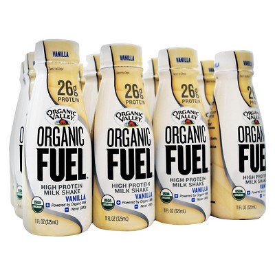 Organic Valley Fuel Milk Protein Shake - Vanilla - 12ct thumbnail