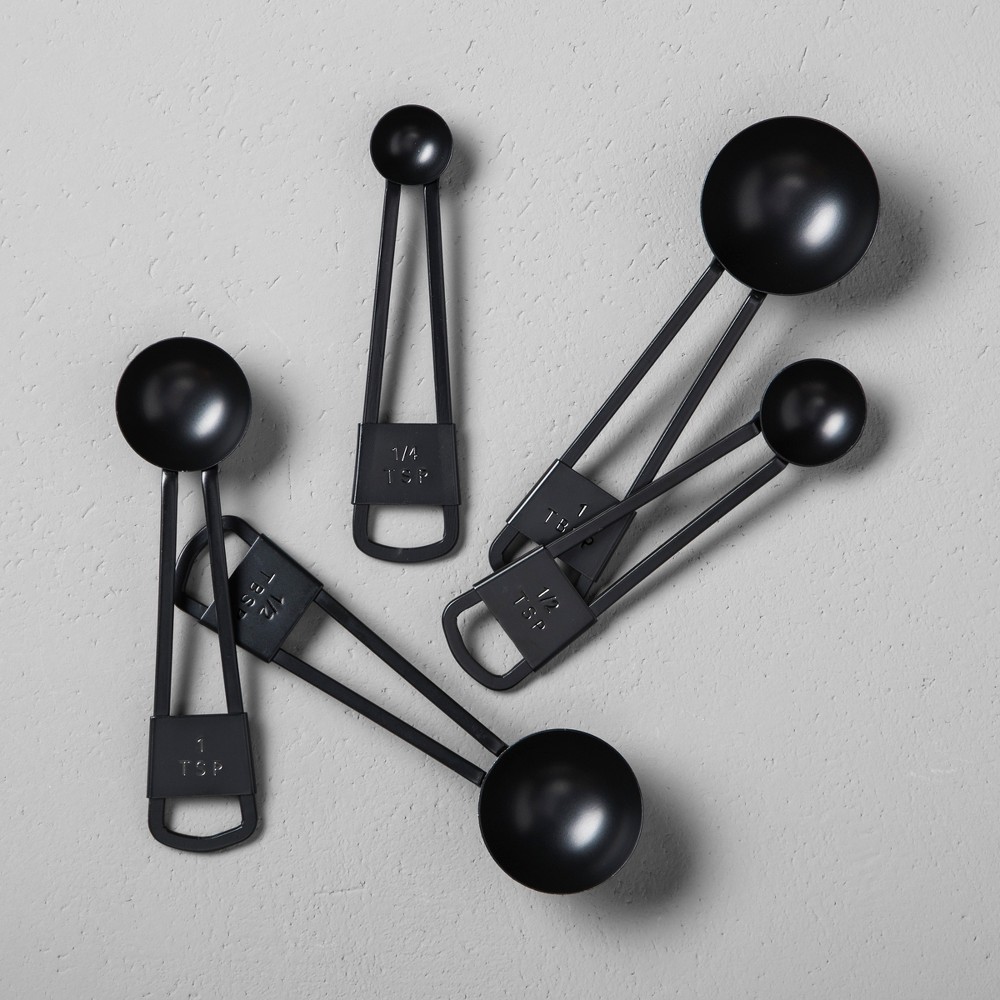 5pc Measuring Spoon Black - Hearth & Hand with Magnolia