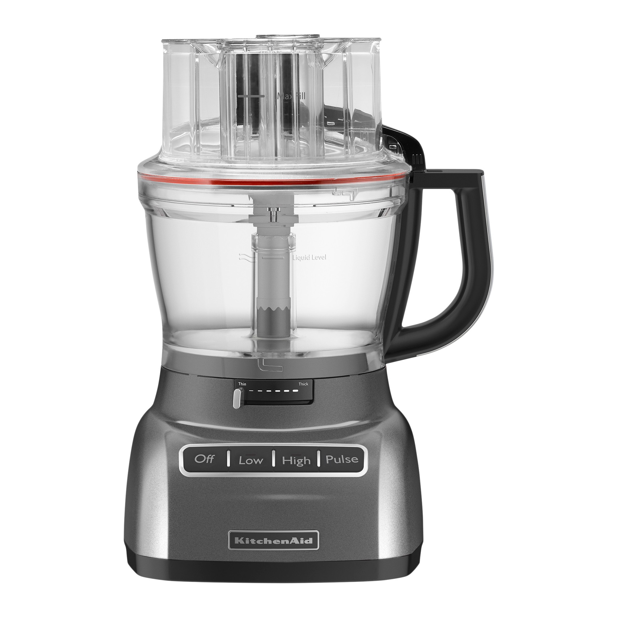 KitchenAid Refurbished 11-Cup Food Processor W/ Exactslice System in Black, RKFP1133QG thumbnail