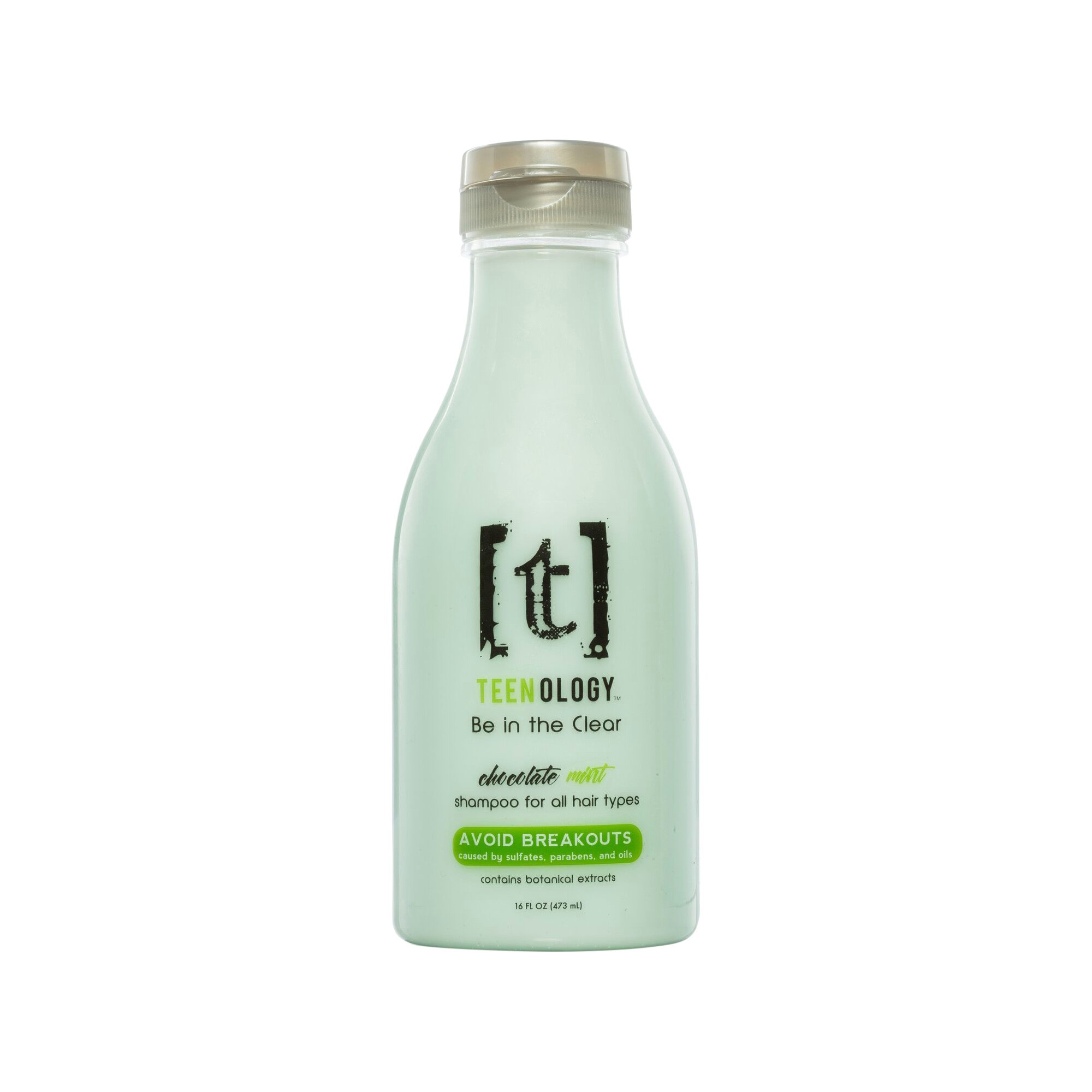 Teenology Shampoo for Teens - Avoid Forehead and Body Acne - No Sulfates or Parabens  Noncomedogenic  Natural Botanical Extracts  16 Oz (Sweet Mint) thumbnail