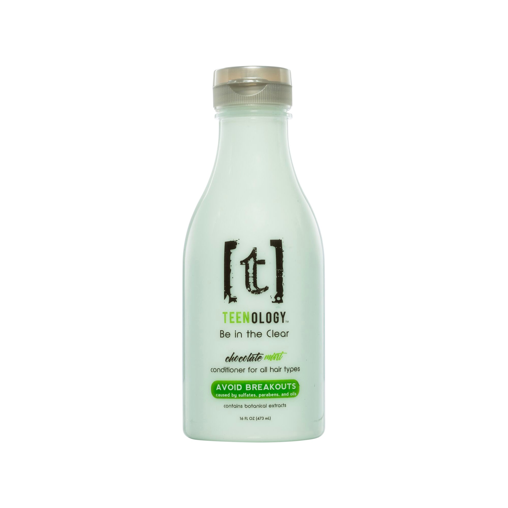 Teenology Conditioner for Teens  Avoid Forehead and Body Acne  Sulfate and Paraben Free Noncomedogenic Natural Botanical Extracts Sweet Mint  16 Oz thumbnail