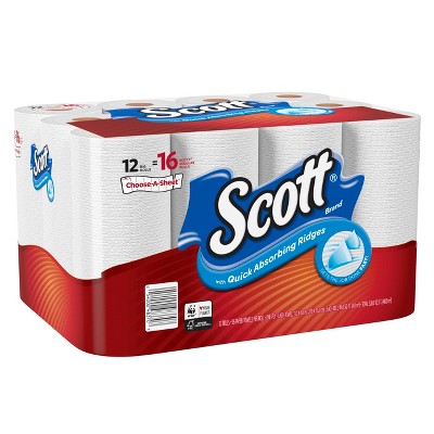 Scott Choose-a-Sheet Paper Towel (12 Big Rolls) 48370 Pack of 2 thumbnail