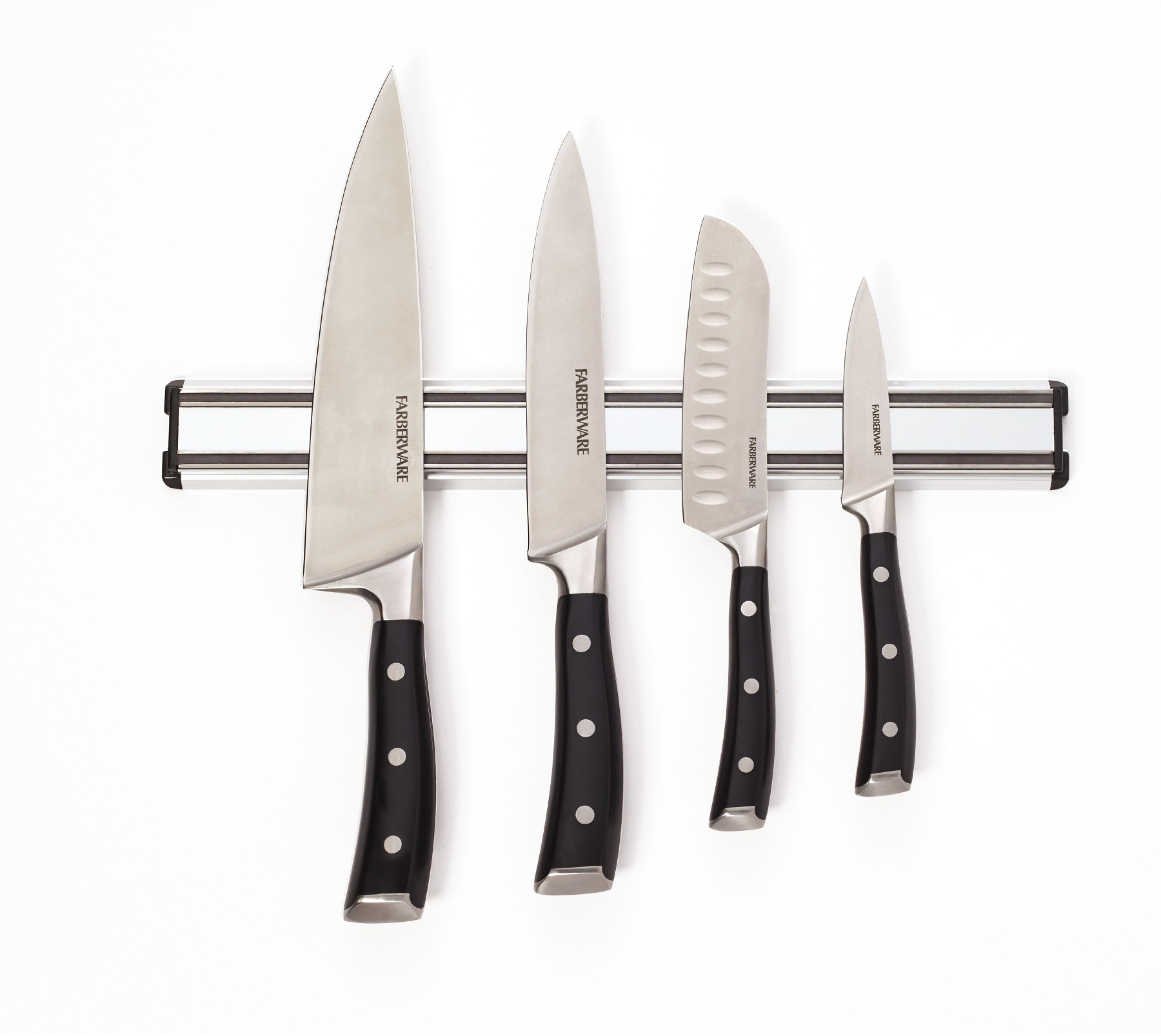 Dash of That Santoku Knife Set - Silver/Black, 3 pc - Smith's Food and Drug