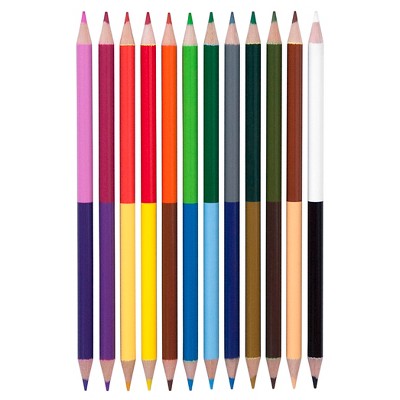 Yoobi Double Ended Colored Pencils - 12 Ct thumbnail