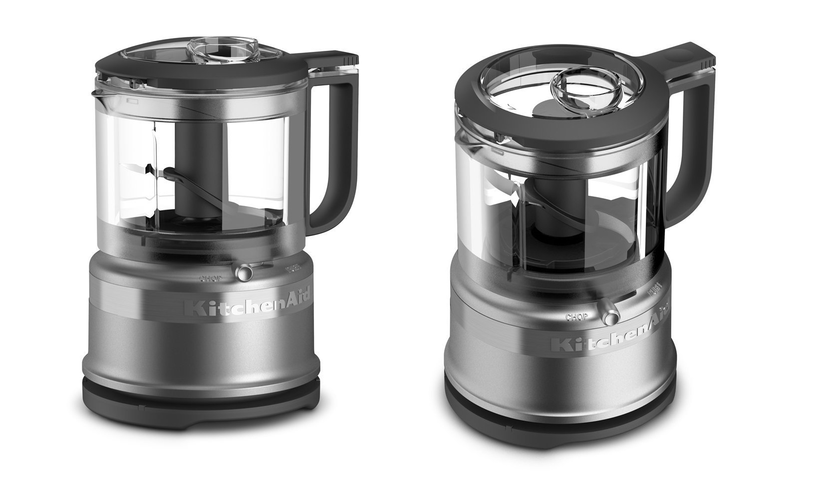 Restored KitchenAid 3.5 Cup Mini Food Processor Chopper  Silver (Refurbished)