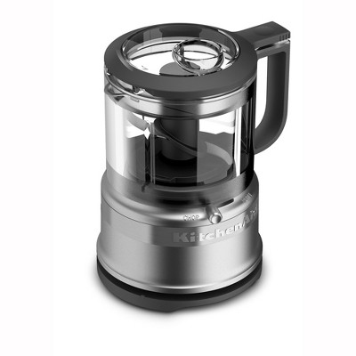 Restored KitchenAid 3.5 Cup Mini Food Processor Chopper  Silver (Refurbished) thumbnail