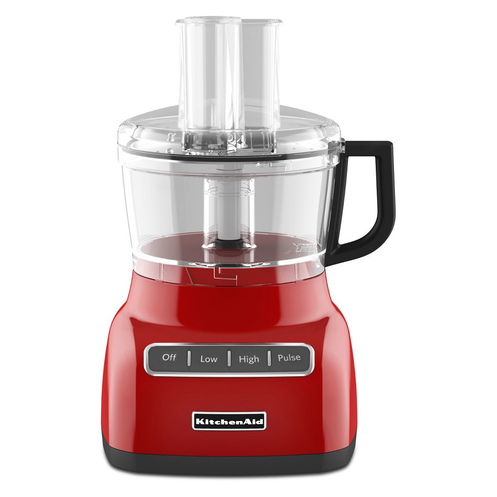 KitchenAid Refurbished 7-Cup Food Processor in Red, RKFP0711ER