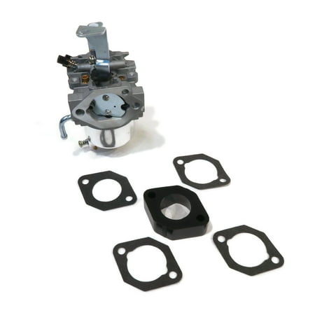 The ROP Shop Carburetor with Gaskets & Spacer Assembly for Briggs & Stratton 185437-0255-E1