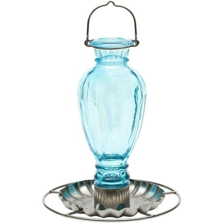 Perky-Pet Perky-Pet 8136-2 Daisy Vase Vintage Glass Wild Bird Waterer  16 Oz