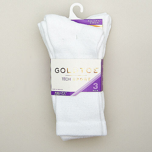 Womens Gold Toe(R) 3pk. Aqua FX Crew Socks
