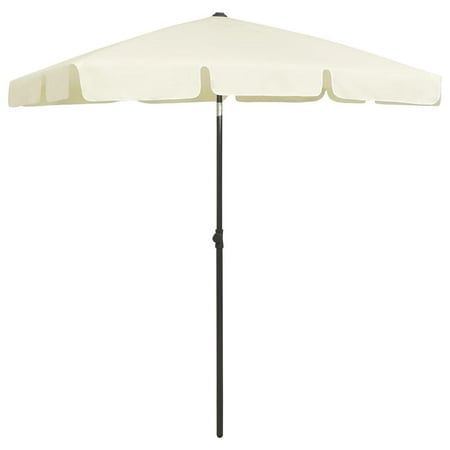 VidaXL Beach Umbrella Sand Yellow 70.9 X47.2  4719