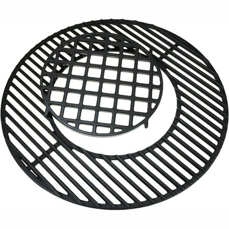 Valentines Day Gifts 8835 Cast Iron Gourmet Bbq System Cooking Grate for Weber 22.5 Inches One-Touch Silver Bar-B-Kettle Master-Touch and One-Touch 22