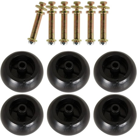 EPOTOOR 6Pk 1-603299 Deck Wheel and Kit - Replacement for Exmark 103-3168 103-4051 103-7263 109-9011 Lawn Mowers