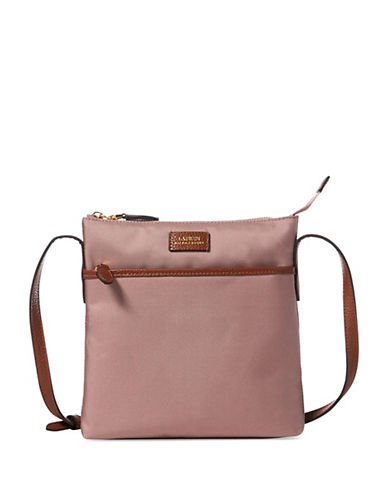 Lauren Ralph Lauren Medium Crossbody Bag-ROSE SMOKE-One Size