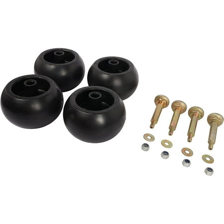 Deck Wheel Replaces 103-4051 103-7263 103-7363 72-164 109-2098 116-9981 Compatible with Exmark 4pack with Hardware