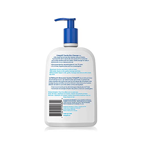 Cetaphil Gentle Skin Cleanser - Hydrating Face and Body Wash - Ideal for Sensitive Skin - Non-Irritating, Fragrance-Free - Dermatologist Recommended,  thumbnail