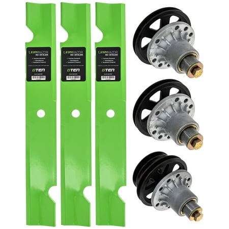 8TEN Blade Spindle Kit for Exmark 1-323532 1-553039 103-2518 52-inch Deck MK1009959