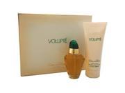 Volupte by Oscar De La Renta Gift Set for Women 3.4 Oz EDT + 6.7 Oz Body Lotion