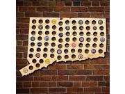 Connecticut Beer Cap Map