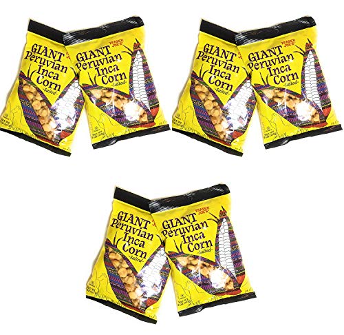 Trader Joes Giant Peruvian Inca Corn Salted Crunchy Snack 8 Oz - PACK of 4