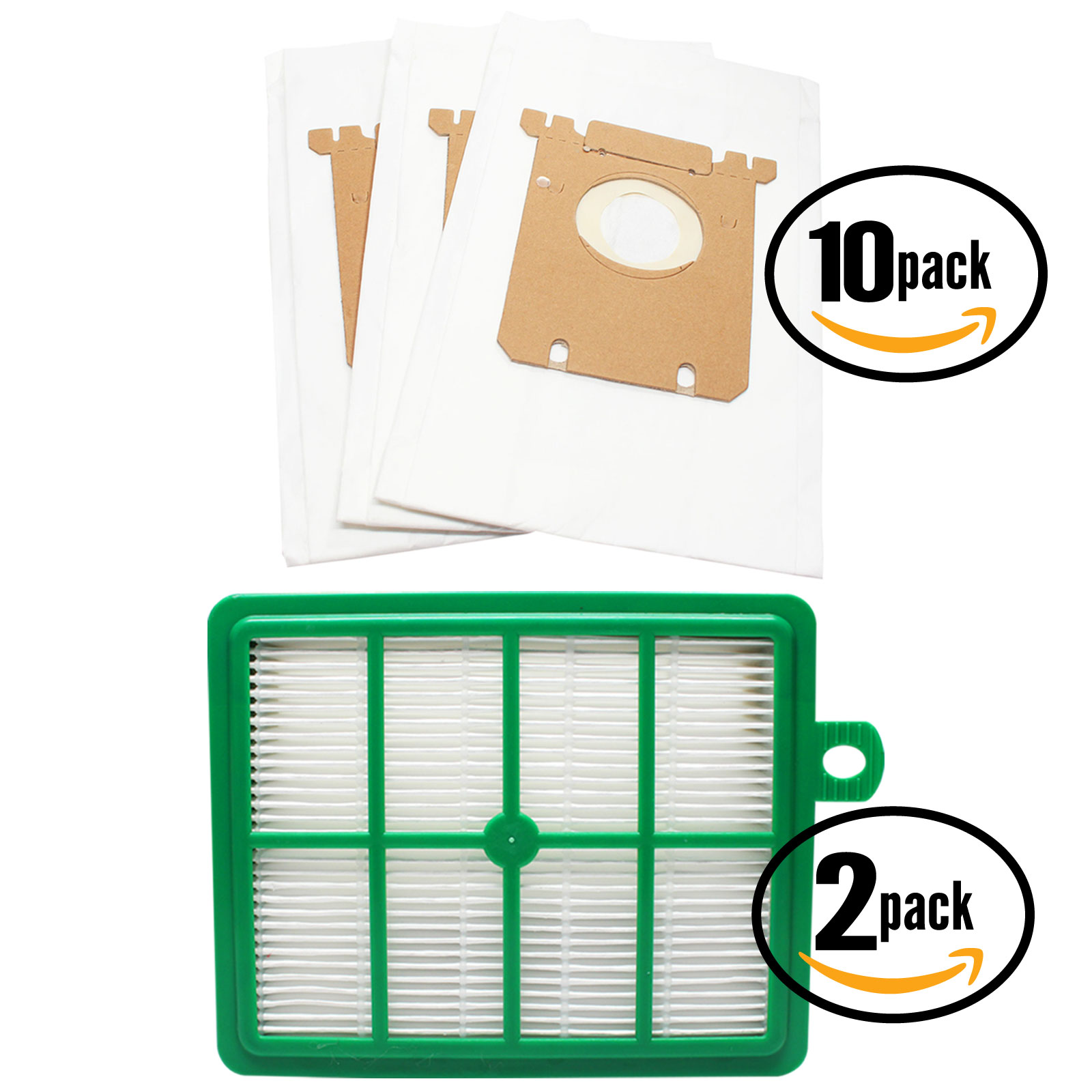 30 Replacement Eureka 6990 Series Vacuum Bags & 2 Filter - Compatible Eureka Style OX Vacuum Bag & HF-12, HF-1 Filter