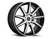 Raceline 144M-Storm 17  Cast Aluminum Wheel  STORM BMF 17X7.5 5X100/5X114.3 +40mm