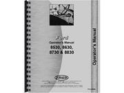 New Ford 8530 Tractor Operators Manual