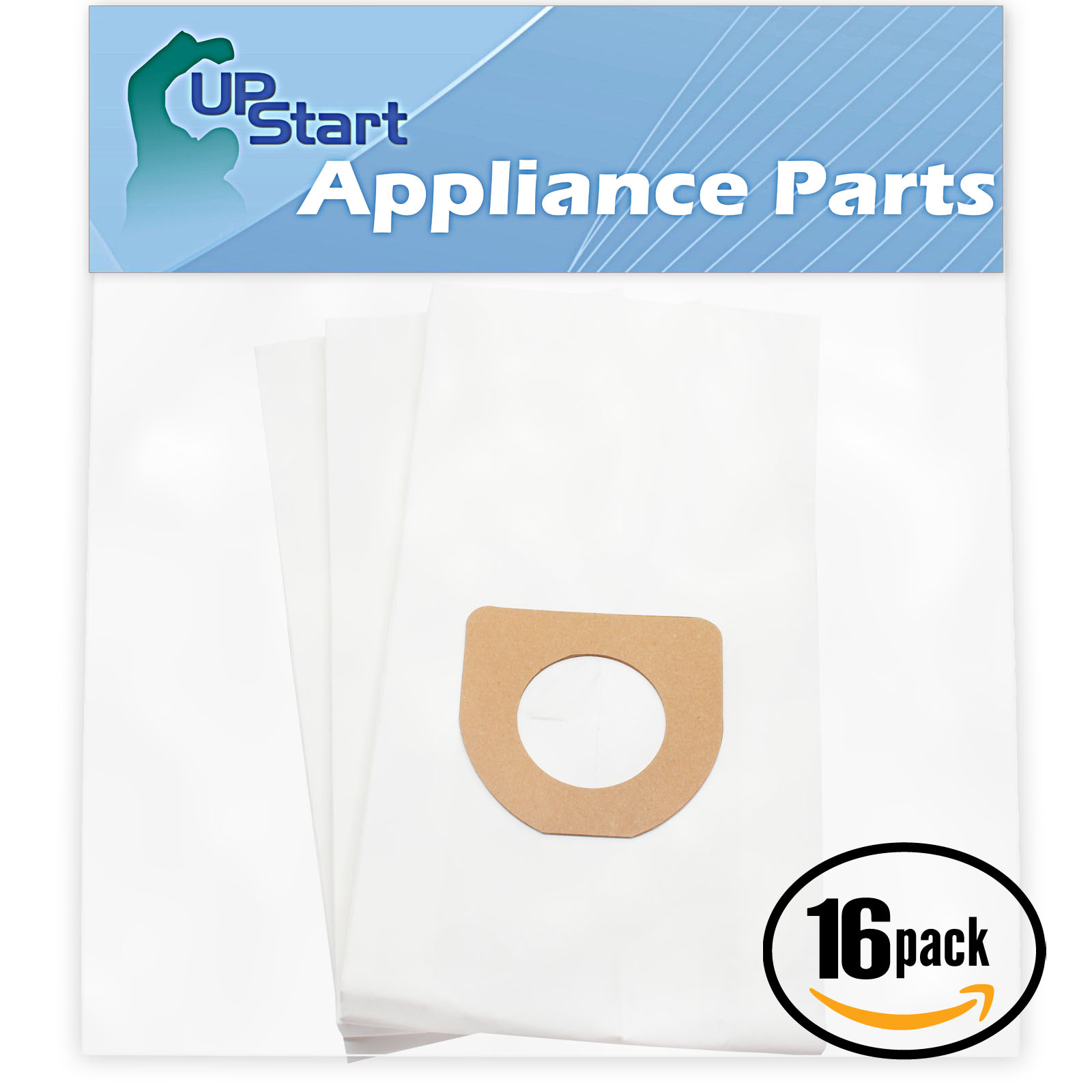 48 Replacement for Bissell 3535-2 Vacuum Bags - Compatible with Bissell Style 2 Vacuum Bags (16-Pack - 3 Vacuum Bags per Pack)