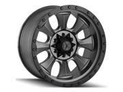 Dirty Life Ironman-9300 20x10 6x139.7 -19et 106cb Matte Black W/simulated Ring