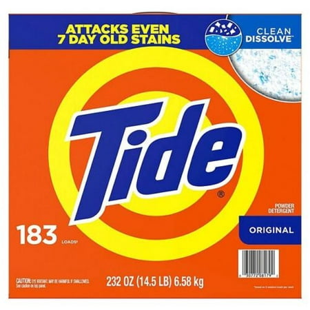 Tide HE Ultra Powder Laundry Detergent  Original (232 Oz.  183 Loads)