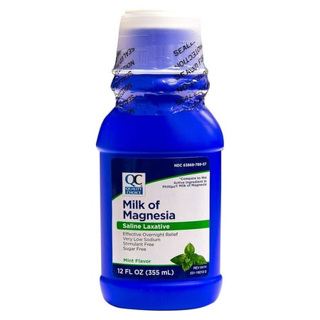 BULYAXIA Milk of Magnesia Mint Flavor 12 Fl Oz (Pack of 6)