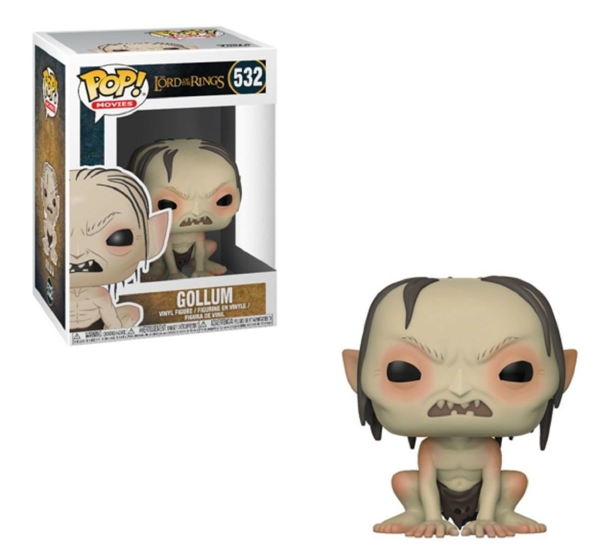 Funko Pop! Movies Lord F the Rings Hobbit Gollum Vinyl Figure #532 (Ships in Mar