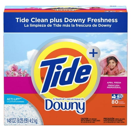 Tide Ultra Plus a Touch of Downy April Fresh Scent Powder Laundry Detergent  80 Loads  148 Oz