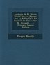Apologie De M. Nicole Crite Par Lui Mesme Sur Le Refus Qu'il Fit En 1679 De S'unir Avec M. Arnauld...... - Primary Source Edition Paperback | Indigo