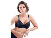 Anita Rosa Faia 5674-365 Josephine Blue Black Non-Padded Wired Bra 40G (F UK)
