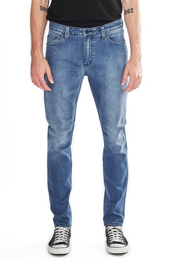 Men's Rolla's Tim Slims Slim Fit Jeans, Size 30 - Blue