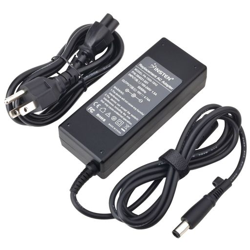 Insten Replacement AC Laptop Charger Adapter Power Supply Cord 90W 19.5V 4.62A for HP EliteBook 8730p 8730 8730w 8530p 8530w 8530 6930p 6930 2740p 273