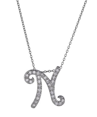 Paj Silver Cz Pend Clear 18