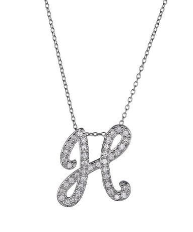Paj Silver Cz Pend Clear 18