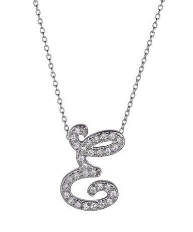 Paj Silver Cz Pend Clear 18