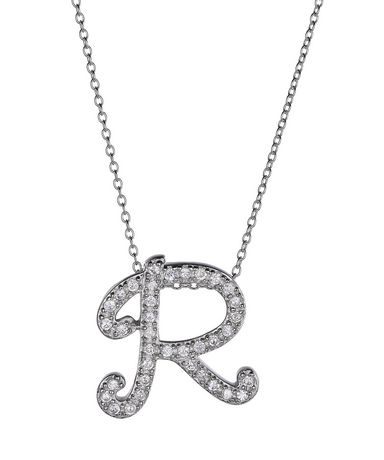 Paj Silver Cz Pend Clear 18