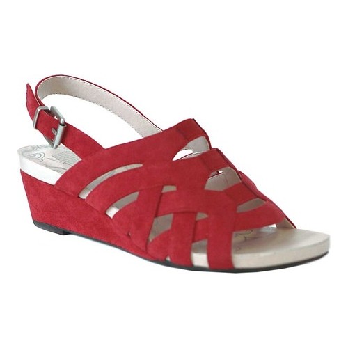 Women's Mootsies Tootsies Scarlett Slingback Sandal, Size: 6 M, Red Supersuede
