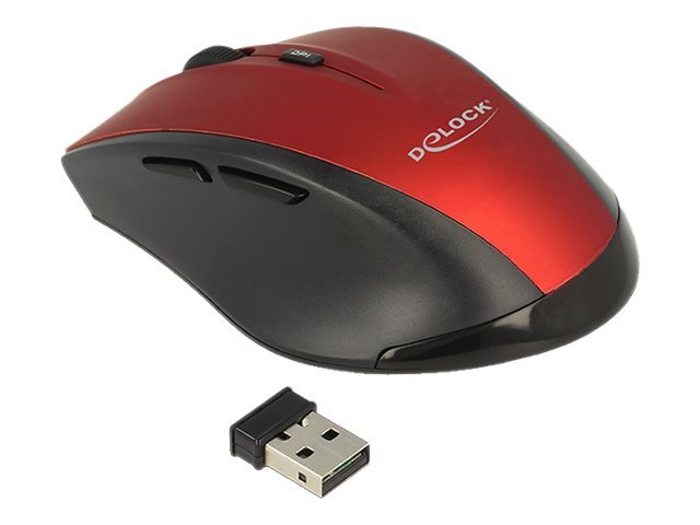 DeLOCK 12493 Mouse Right-hand RF Wireless Optical 1600 DPI