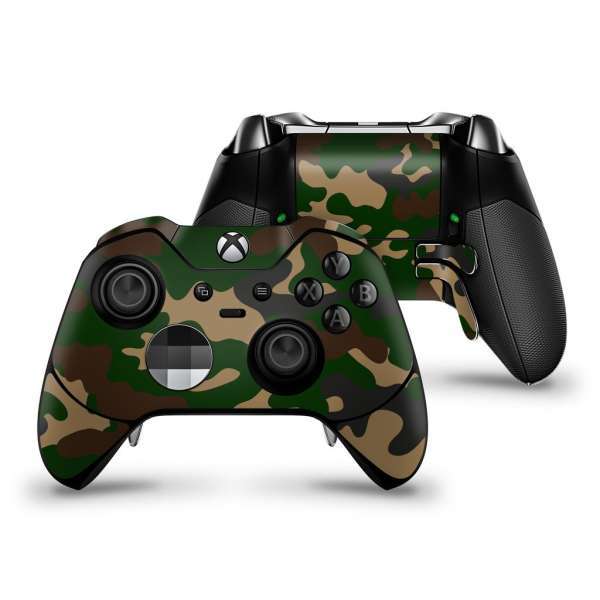 Xbox Elite Controller Skin Sticker Camouflage Grün [XBox One]