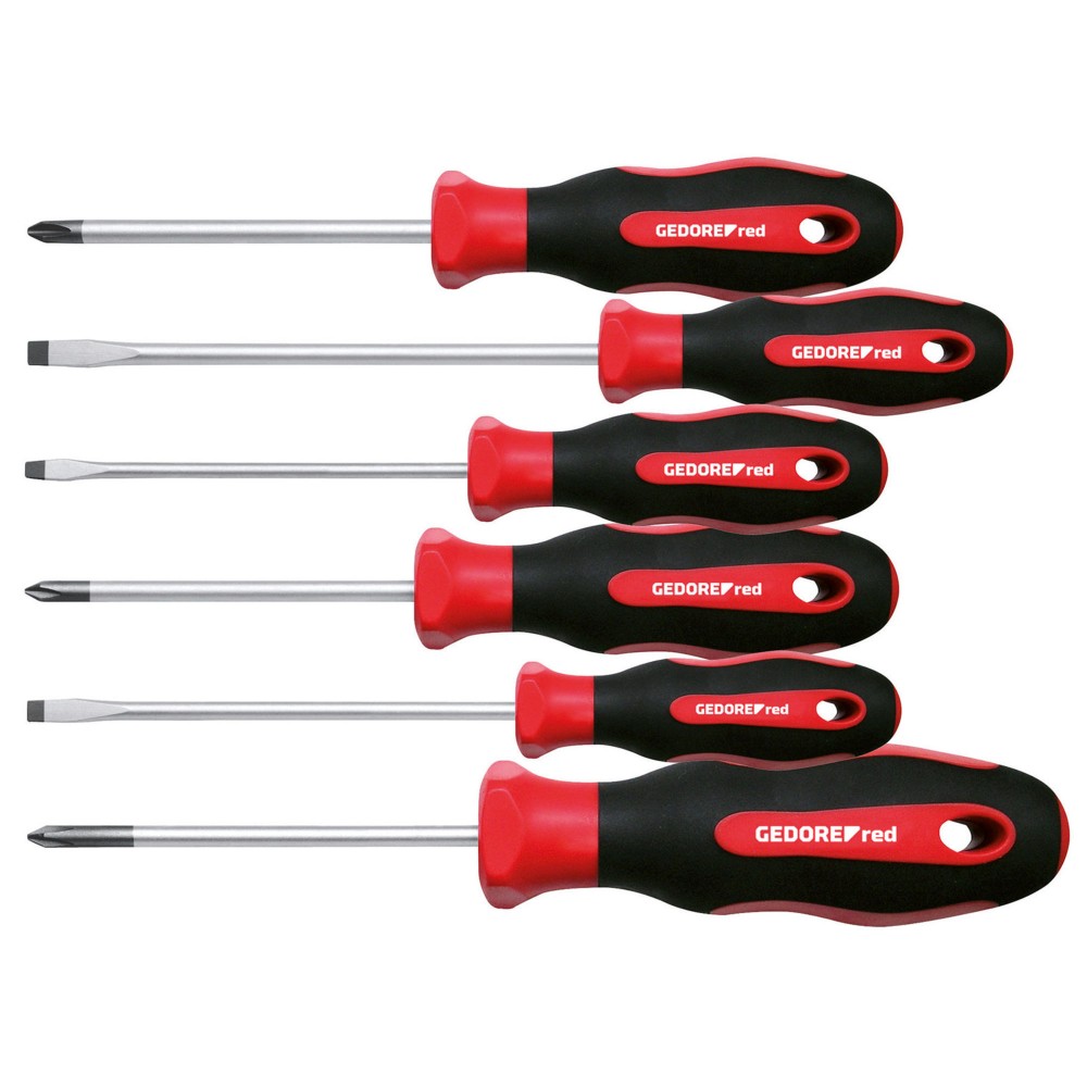 Gedore RED 3301270 2C-Screwdriver Set 6 Pieces PH+SL