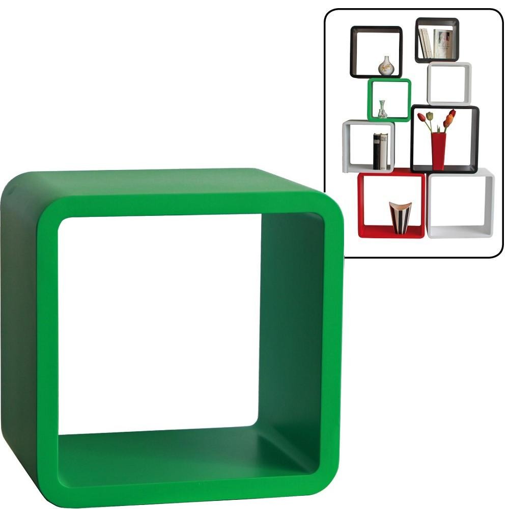 Safe 5325 Deko Präsentationsrahmen Würfel Cube Quadro Grün XL ExtraLarge L 41 X H 41 X T 19,5 Cm