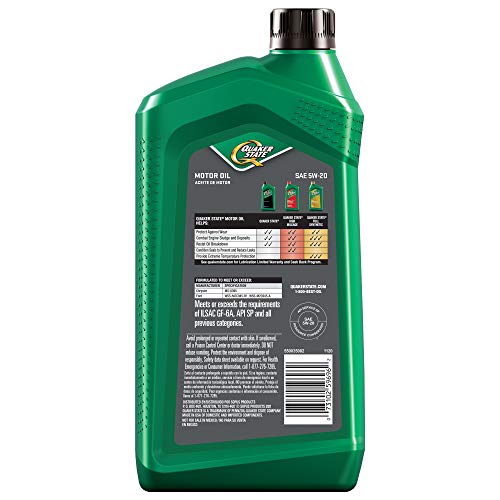 Quaker State Advanced Durability Conventional 5W-20 Motor Oil (1-Quart, Case of 6) thumbnail