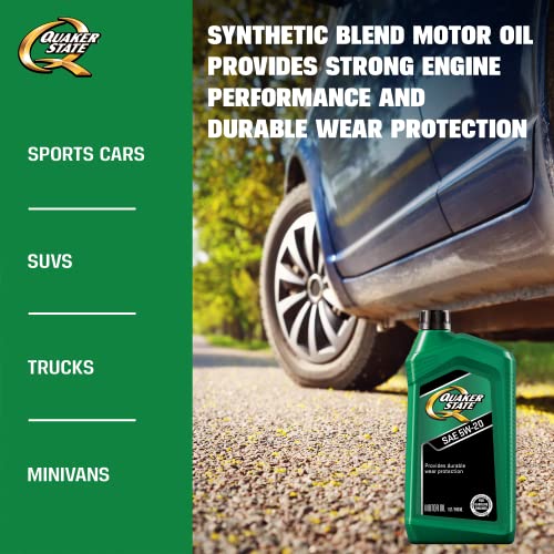 Quaker State Advanced Durability Conventional 5W-20 Motor Oil (1-Quart, Case of 6) thumbnail