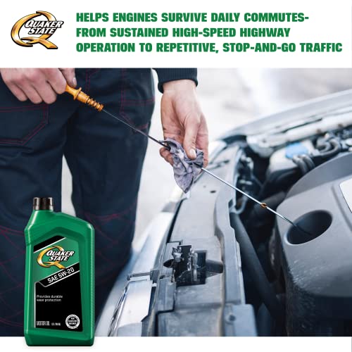 Quaker State Advanced Durability Conventional 5W-20 Motor Oil (1-Quart, Case of 6) thumbnail